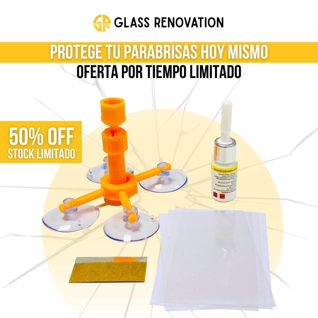 Glass Renovation™ - Repara el daño de tus vidrios, no tu bolsillo