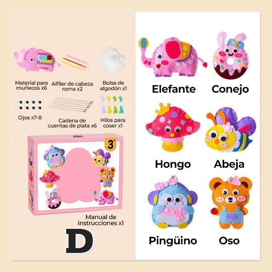 LittleHands™ - Kit de costura para niños