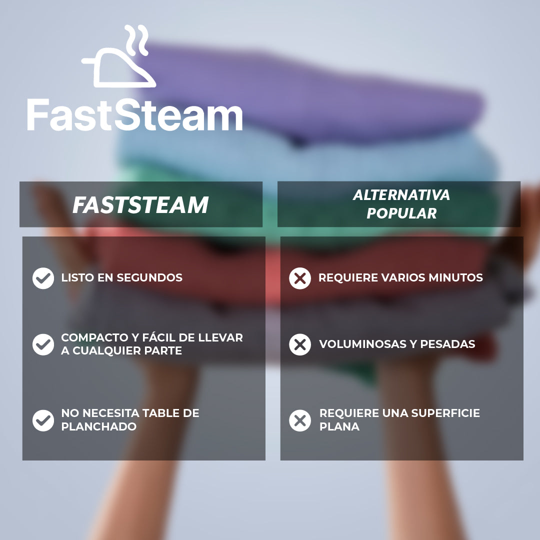 FastSteam™ – Cero arrugas en 30 segundos