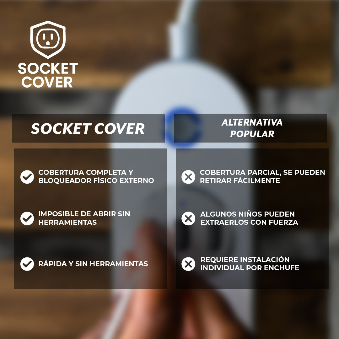 Socket Cover™ – Seguridad infantil para enchufes en casa