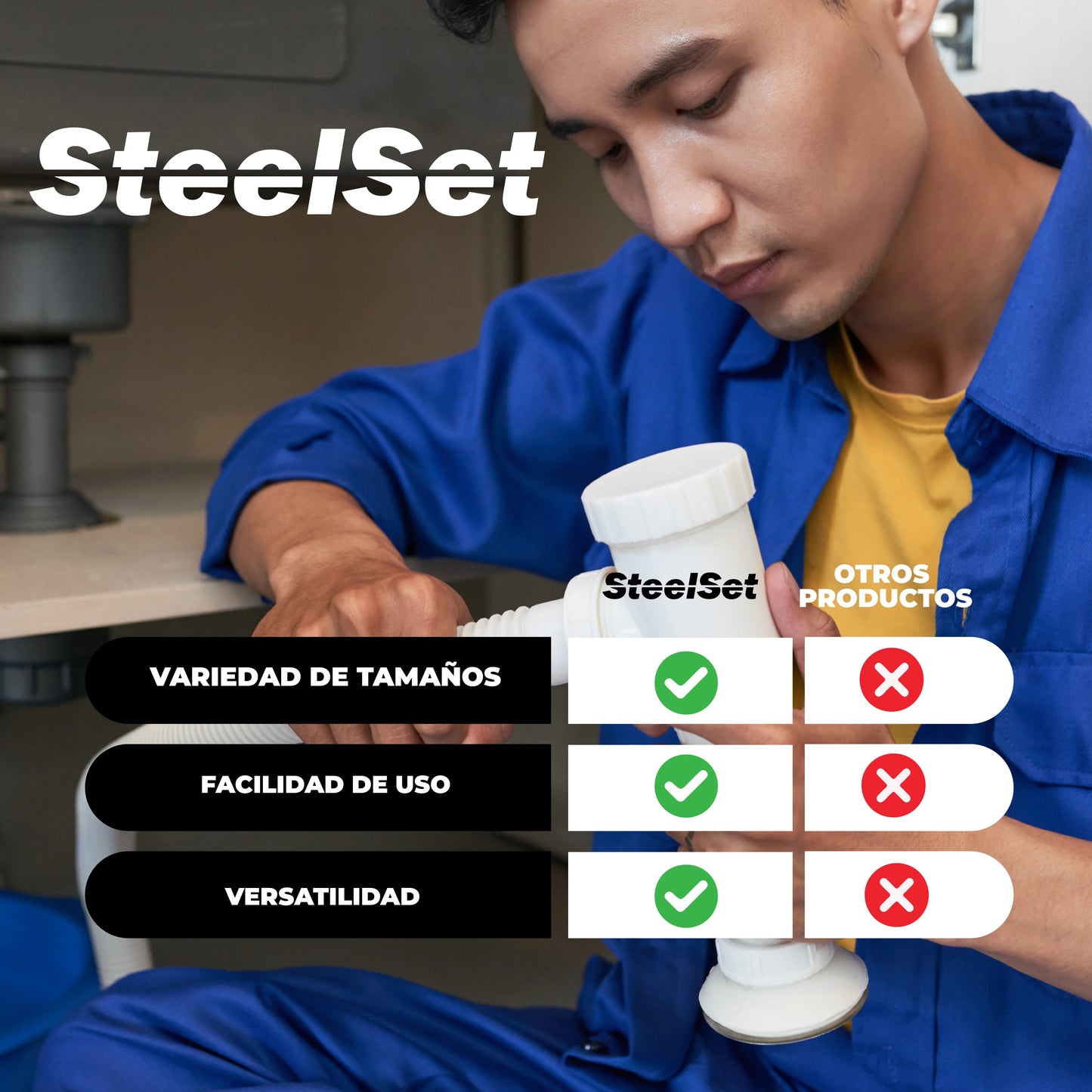 SteelSet™ - Kit Brocas