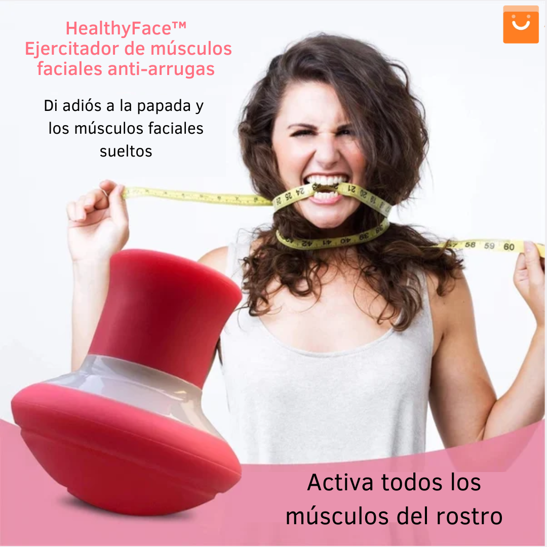 HealthyFace™ - ejercitador de músculos faciales anti-arrugas