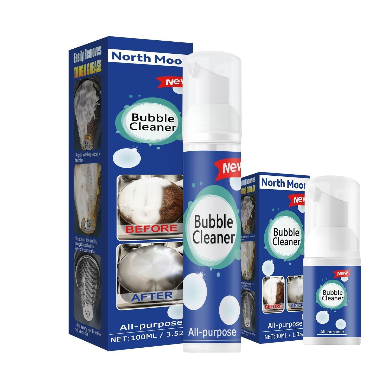 Buble Cleaner - Espuma limpiadora multiuso antigrasa