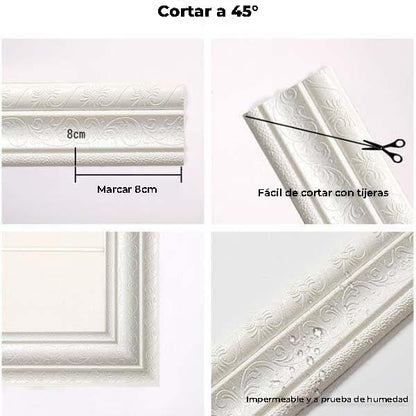 WallDecor™ - Cornisas 3D autoadhesivas