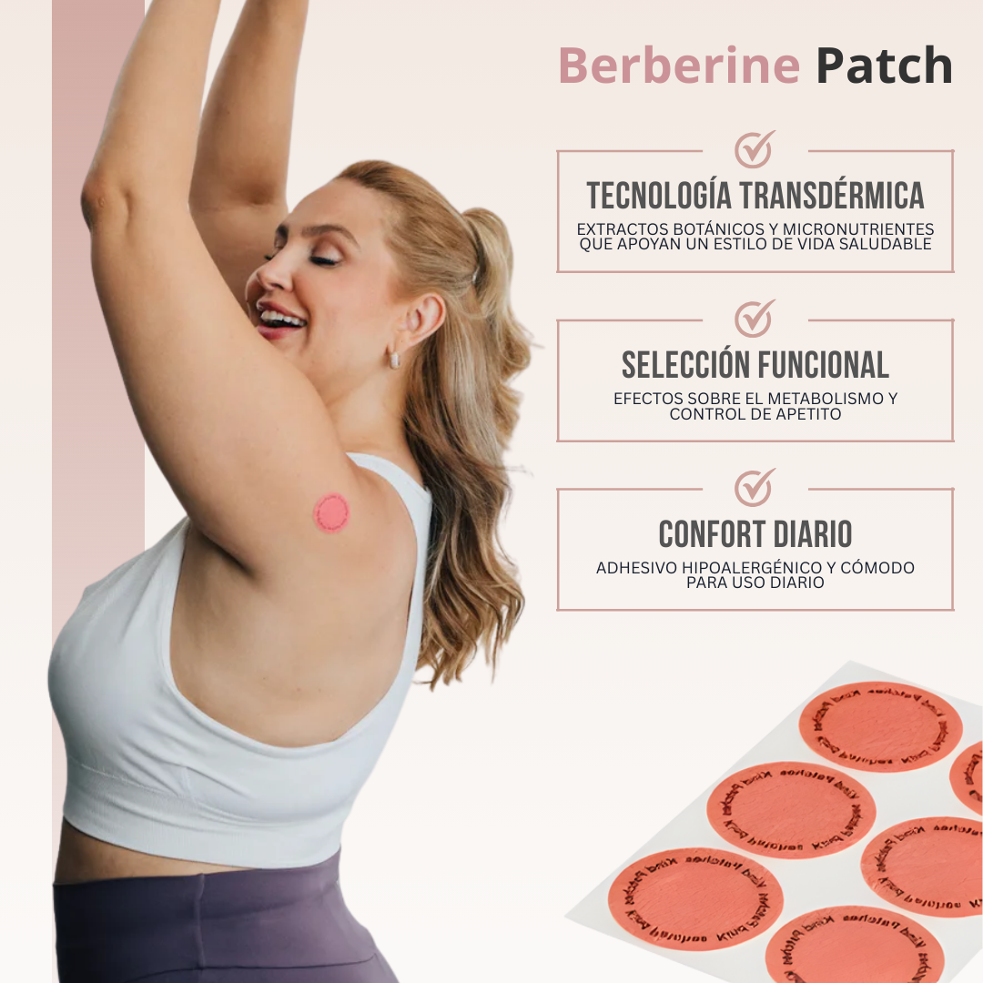 Berberine Patch™ – Control diario, sin pastillas y sin complicaciones.