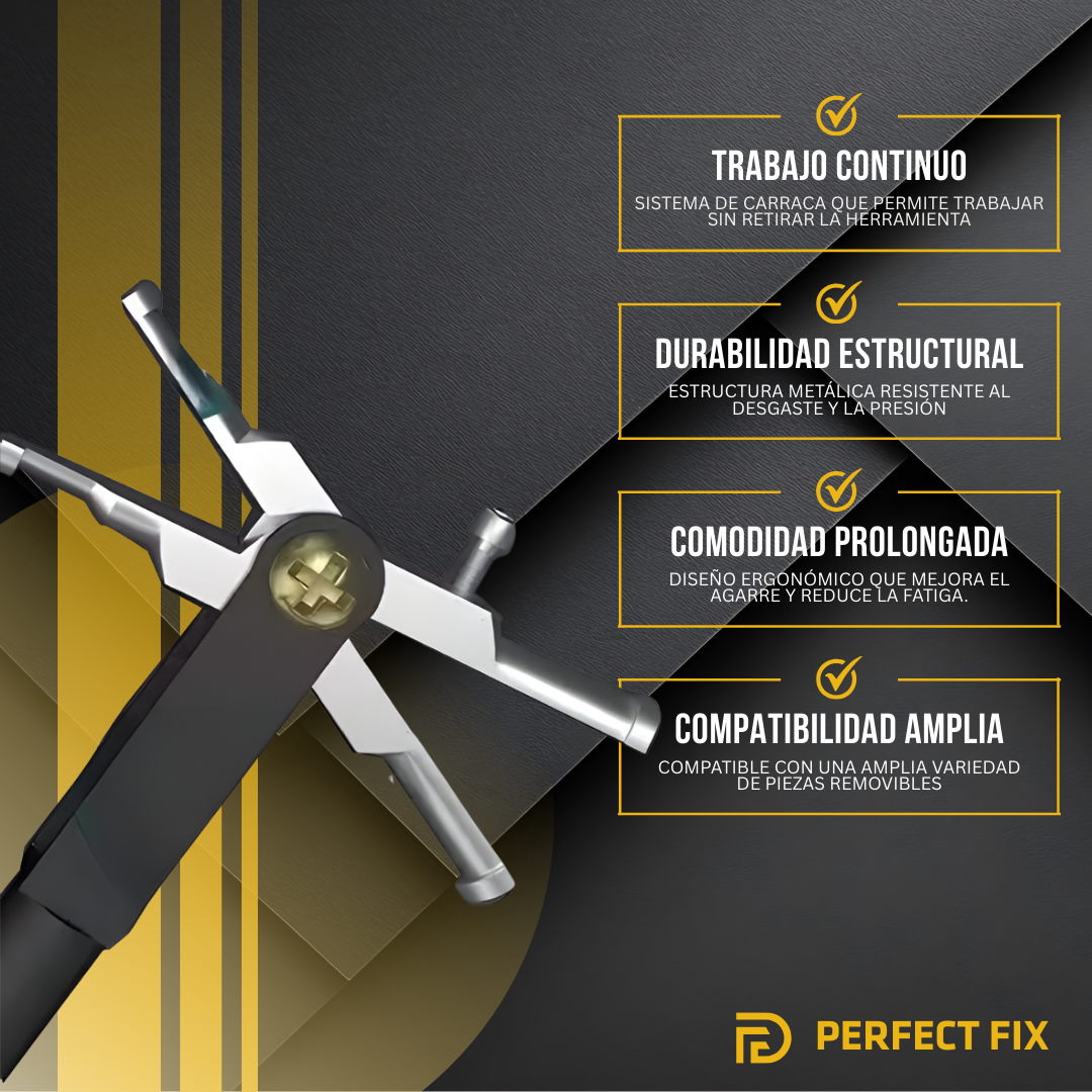 Perfect Fix™ – Llave de Trinquete Profesional para Cojinetes y Bujes