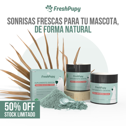 FreshPupy™ - Sonrisa saludable para tu mascota, de manera natural