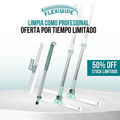 FlexiWipe™ - Limpieza sin esfuerzo, brillo en cada rincón
