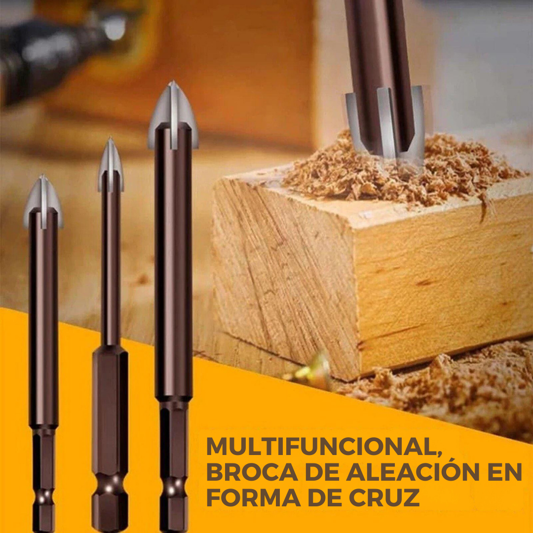 Broke™ - Brocas triangulares con vástago hexagonal de aleación