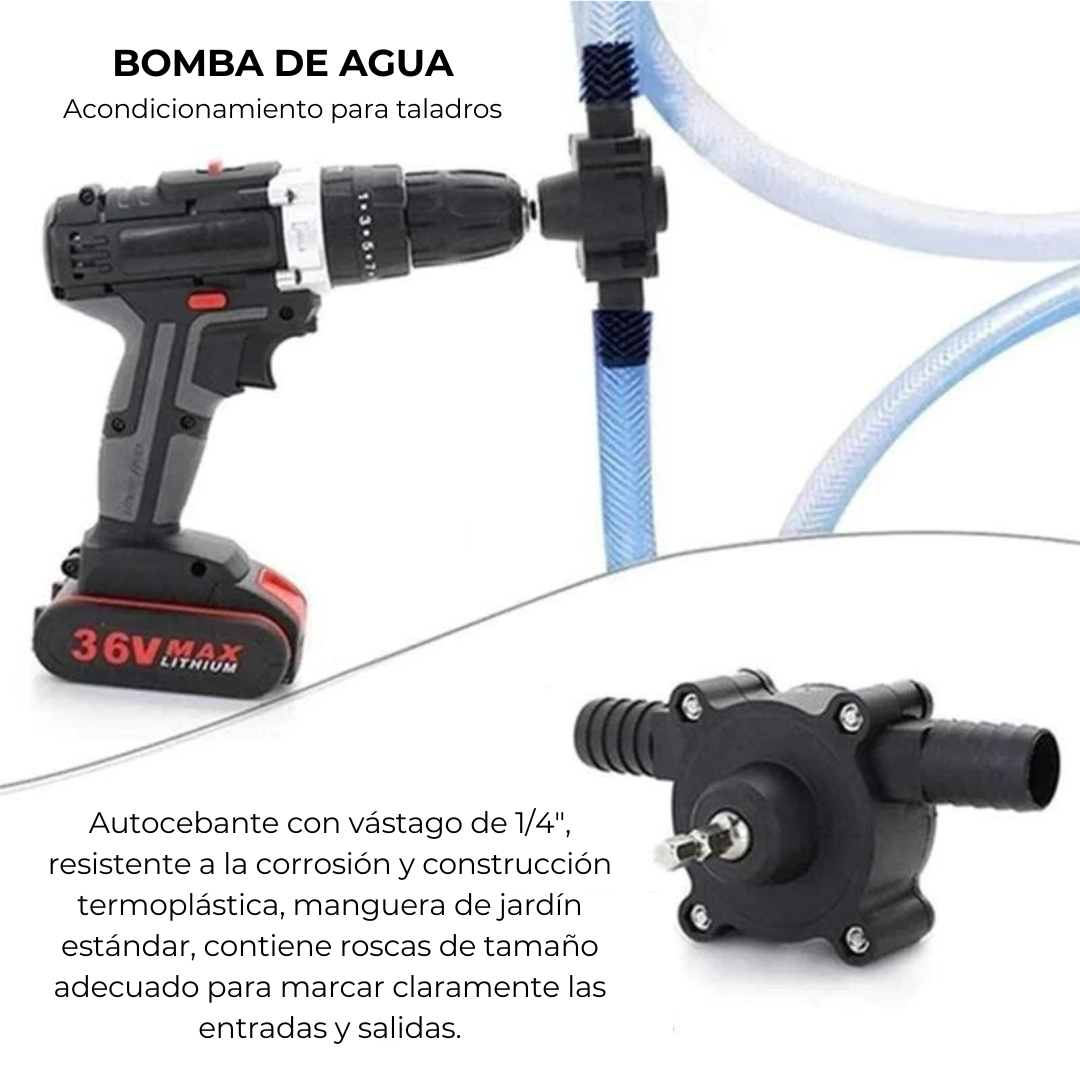 Bomax™ - Bomba de agua para taladro