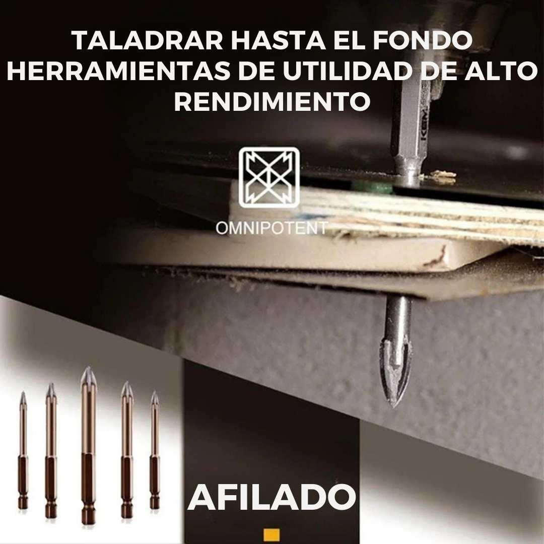 Broke™ - Brocas triangulares con vástago hexagonal de aleación