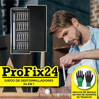 ProFix24™ - Juego de destornilladores 24 en 1