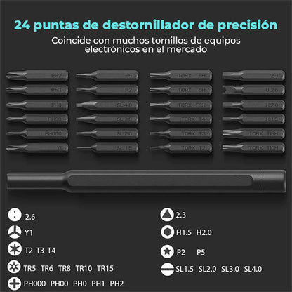 ProFix24™ - Juego de destornilladores 24 en 1
