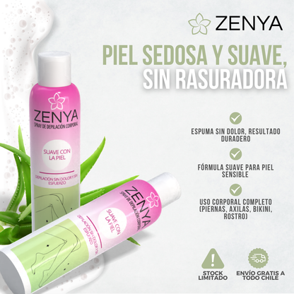 ZENYA™ - Piel suave, depilación fácil y resultados que duran.
