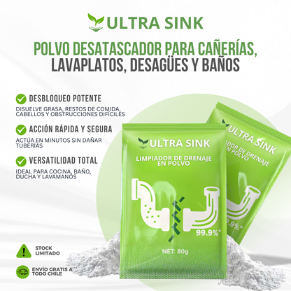 Ultra Sink™ - espuma poderosa, drenajes libres para siempre.