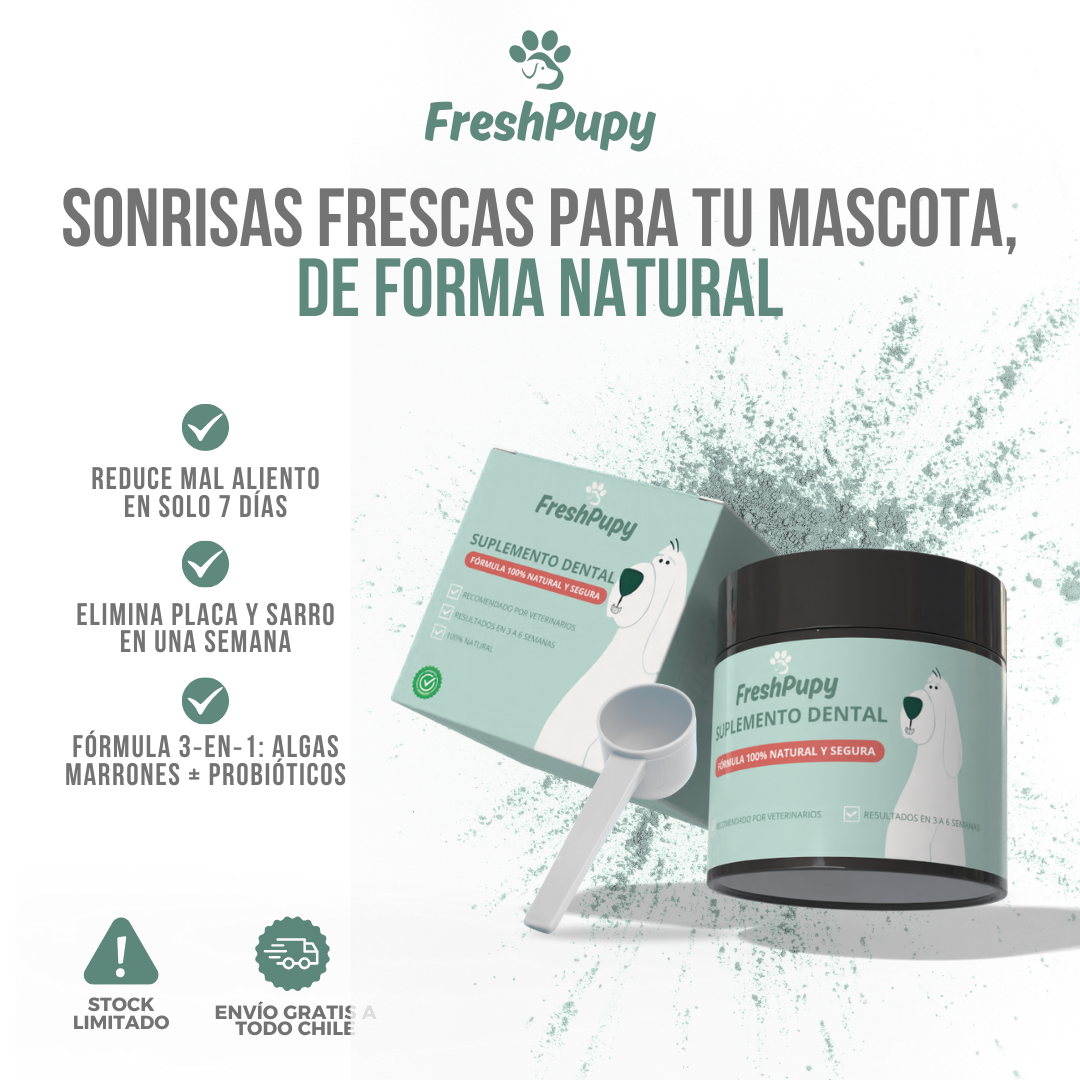 FreshPupy™ - Sonrisa saludable para tu mascota, de manera natural