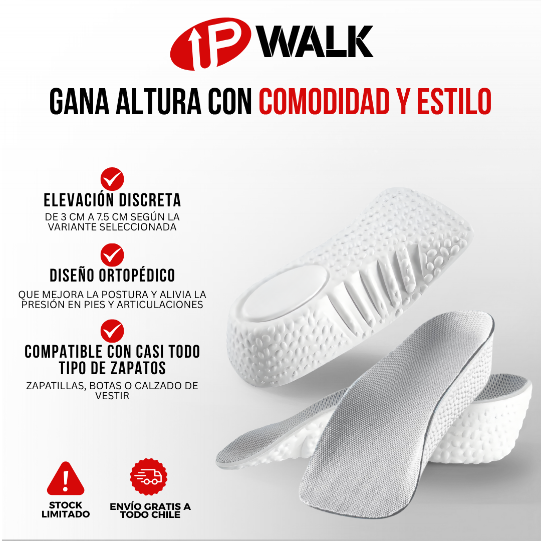 UpWalk™ - más altura, mejor postura y comodidad en cada paso