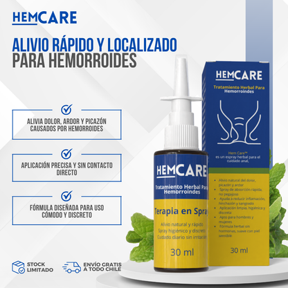 Hem Care™ - alivio natural, justo donde lo necesitas.