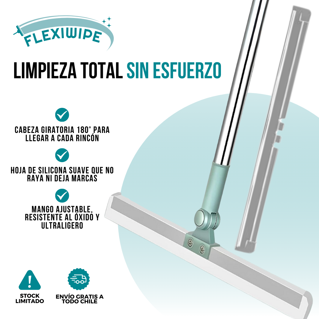 FlexiWipe™ - Limpieza sin esfuerzo, brillo en cada rincón