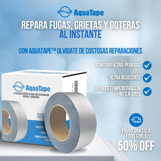 AquaTape™ - Repara, sella y protege, todo con una sola cinta