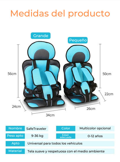 SafeTraveler™ - Asiento de seguridad para niños de desmontaje rápido