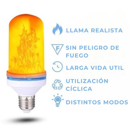 Flame™ - Luz LED con efecto de llama | Oferta Exclusiva 2x1