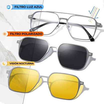 Polar Glass™ - Lentes Clip On 3 en 1