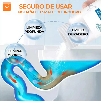 CleanToilet™ - Limpiador con agente de oxígeno activo