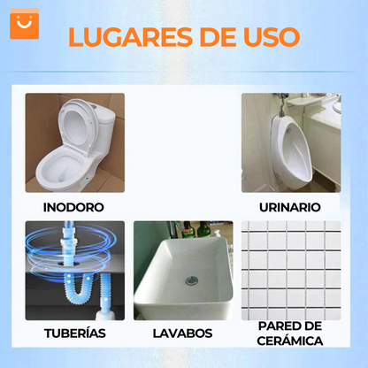 CleanToilet™ - Limpiador con agente de oxígeno activo