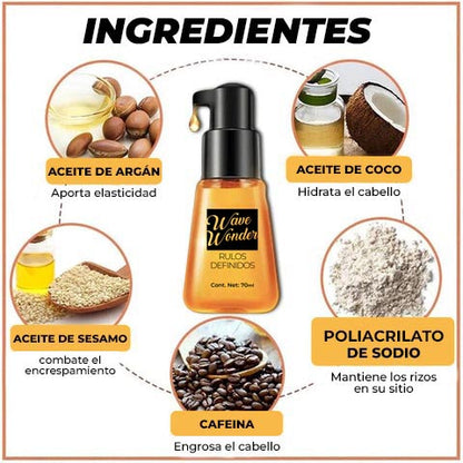 WaveWonder™ - Aceite especial para rulos definidos