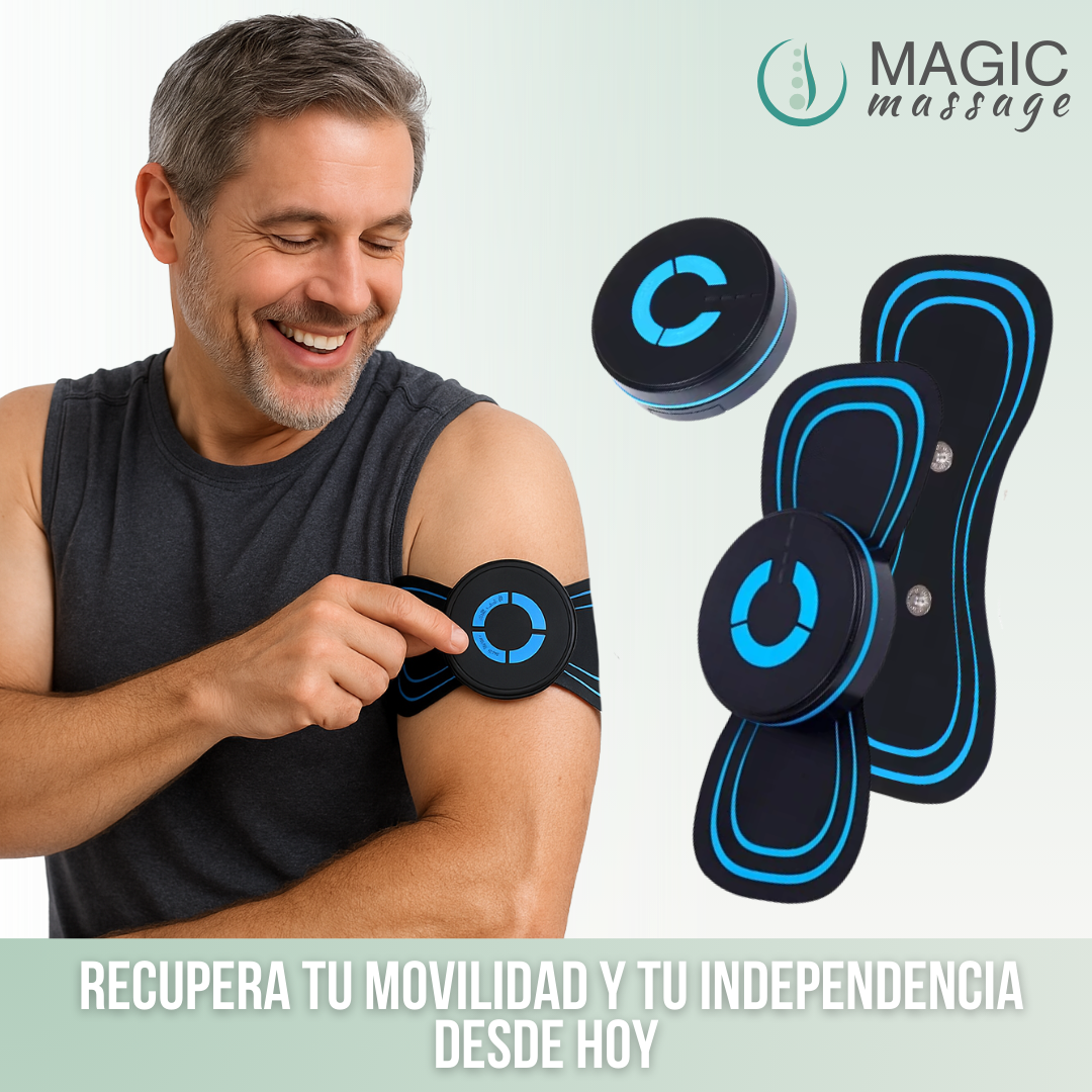 Magic Massage™ - Alivio donde estés, sin cables y sin complicaciones