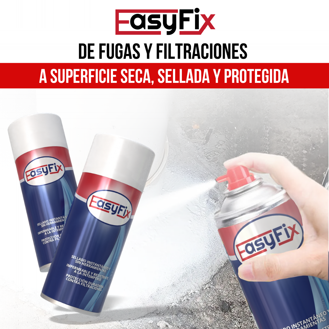EASYFIX™ - Rocía, sella y olvídate de las filtraciones