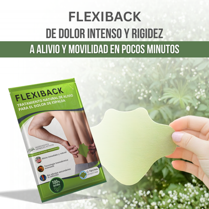 FlexiBack™ — Alivio real, rápido y sin riesgos