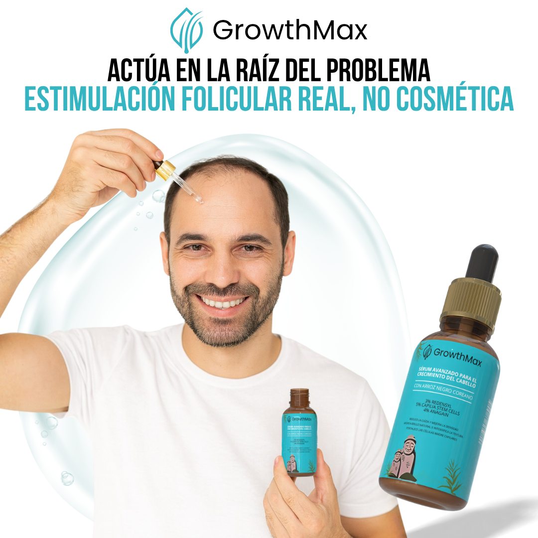 GrowthMax™ - Más crecimiento, menos caída, mejor cabello