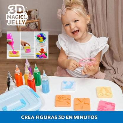 3D Magic Jelly™ – Crea figuras 3D en agua fácilmente