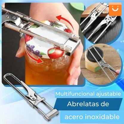 TwistEase™ - Abrelatas de acero inoxidable multifuncional ajustable