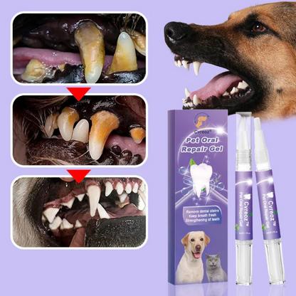 PetOralCare Gel™ - Gel para el blanqueamiento y aseo bucal de mascotas.