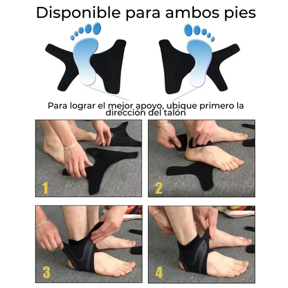 Tobillera elástica transpirable y estabilizadora