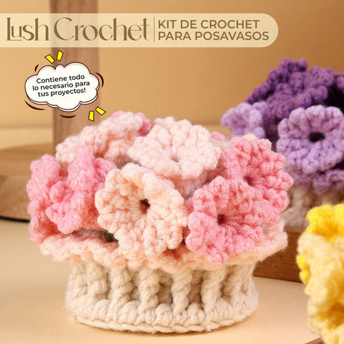 LushCrochet™ - Kit de crochet para posavasos