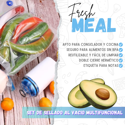 FreshMeal™ - Set de sellado al vació multifuncional