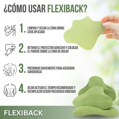 FlexiBack™ — Alivio real, rápido y sin riesgos