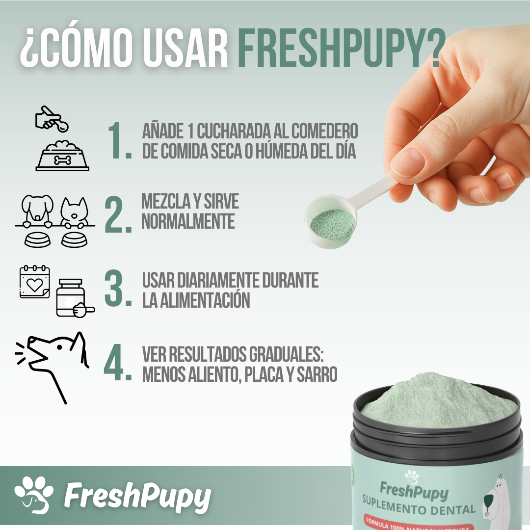 FreshPupy™ - Sonrisa saludable para tu mascota, de manera natural
