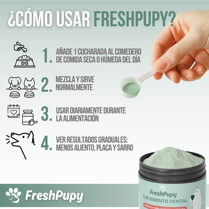 FreshPupy™ - Sonrisa saludable para tu mascota, de manera natural