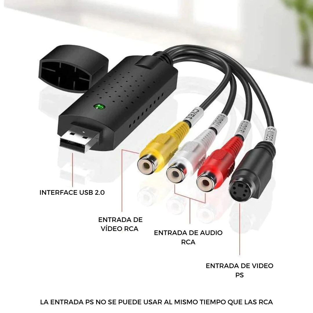 Oferta Black Friday MY VIDEO™ - Tarjeta de captura de video USB