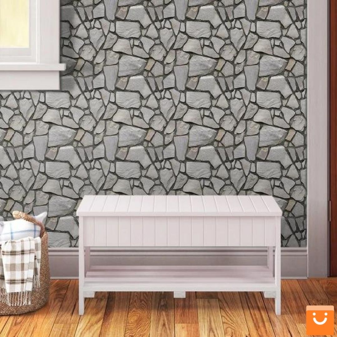 STICKSTONE™ - PEGATINAS DE PARED AUTOADHESIVAS DECORATIVAS - SET DE 10 PCS 30 X 30 CM