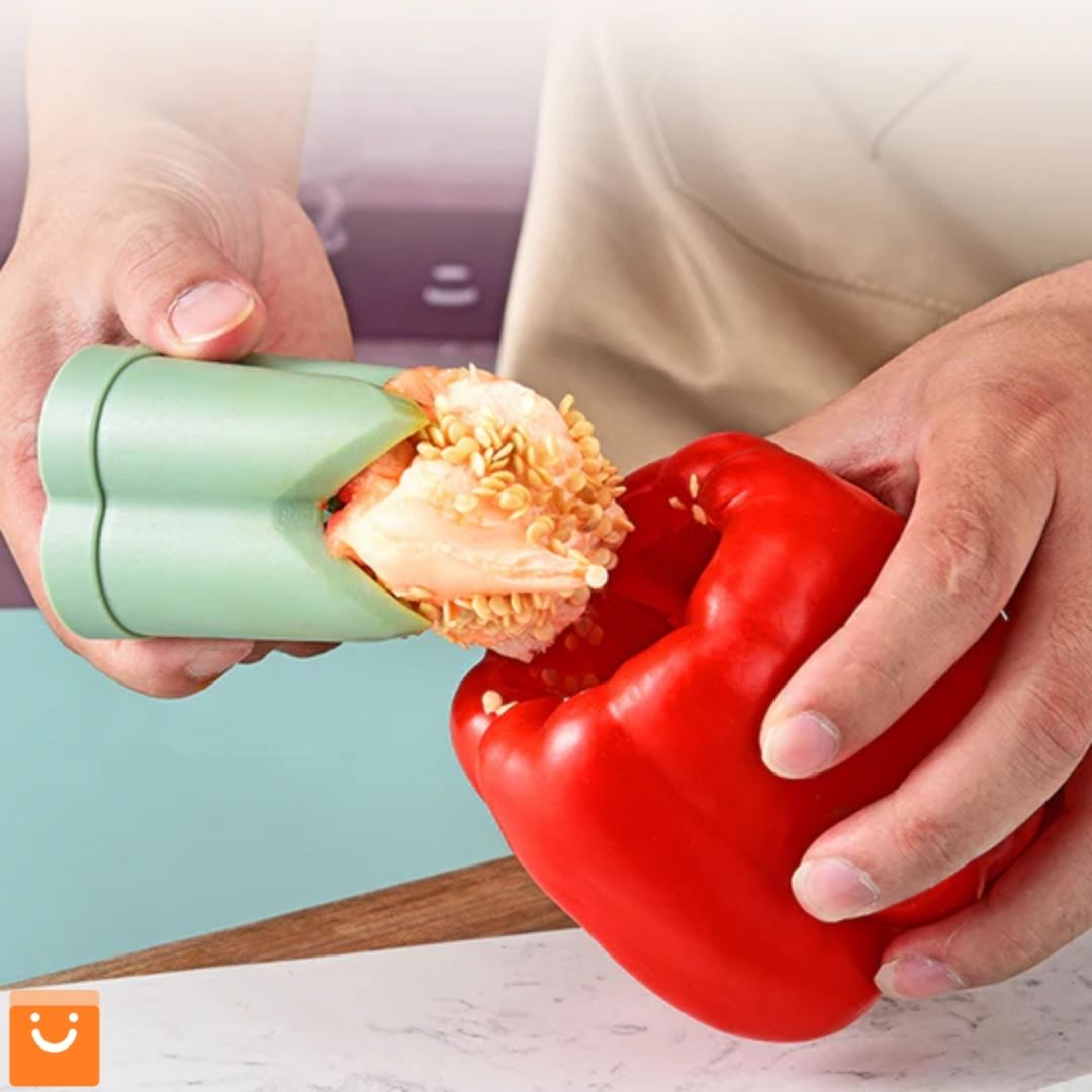 PEPSLICE™ - REMOVEDOR DE SEMILLAS DE PIMIENTOS - ¡OFERTA! 1 + 1 gratis (2 unidades)