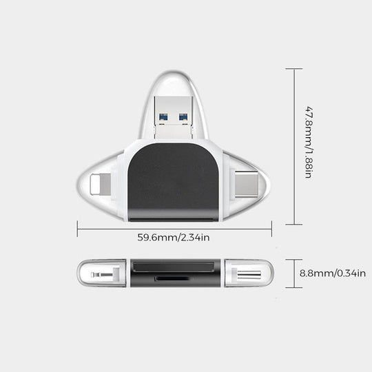 SmartPort™ - Lector universal de tarjetas 4 en 1