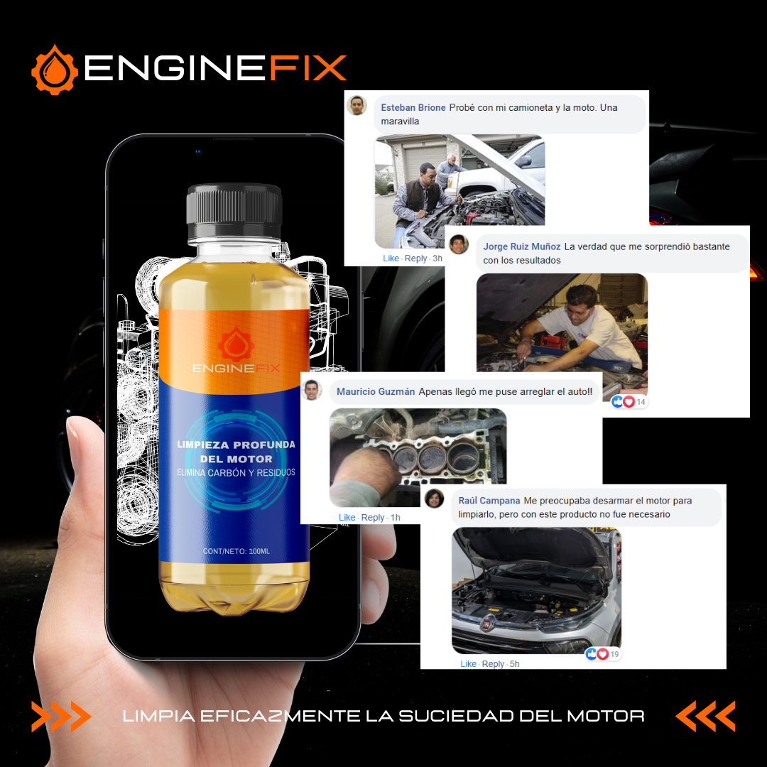 ENGINEFIX™ - Agente reparador para eliminar el carbón del motor