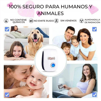 PestRejec™ - Ahuyentador ultrasónico de plagas