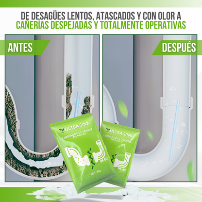 Ultra Sink™ - espuma poderosa, drenajes libres para siempre.